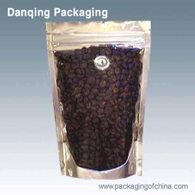 China Coffee Packaging With Valve ,Aluminium Foil Bag , Stand Up Pouch With Zipper for sale