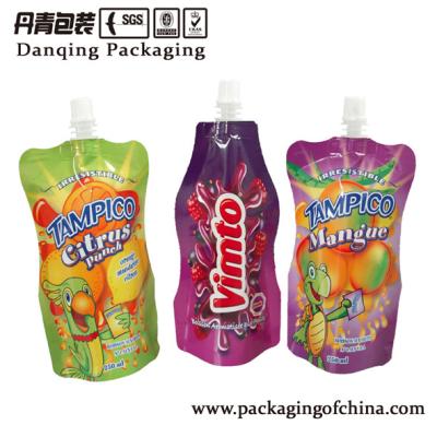 China Moisture Proof Laminated Stand Up Spout Pouches for Juice And Liquid for sale