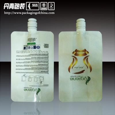 China Juice Packaging Bags With Spout     Stand Up Pouch With Customized Spout for sale