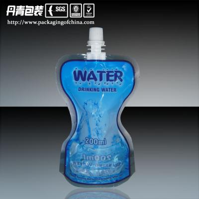 China 500ML se levantan el bolso Doypack plástico de la boca del agua de la bolsa del canalón para el líquido en venta