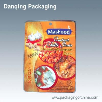 China Moisture Proof Vacuum Bag Food Packaging With Handle Hole,Spices  Packaging for sale