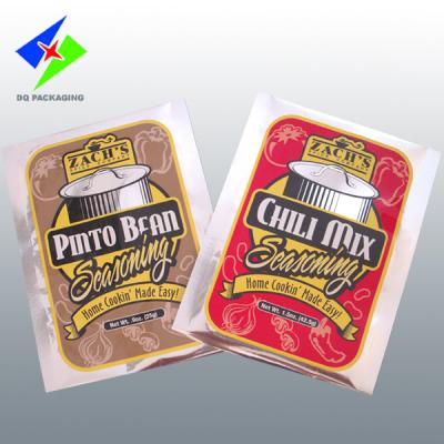 China Heat Sealable Aluminum Foil Packaging, 3 Side Seal / Flat Pouch For Milk Powder for sale