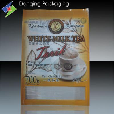 China Side Gusset Bags With Clear Window     Coffee Bean Packaging Pouch for sale