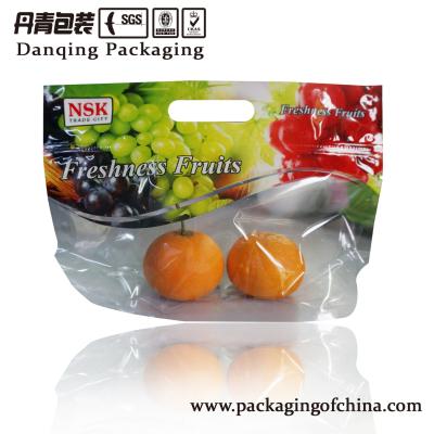 China Flexible Fresh Fruit Packaging Bags , Heat - Sealed Stand Up Ziplock Plastic Bags for sale