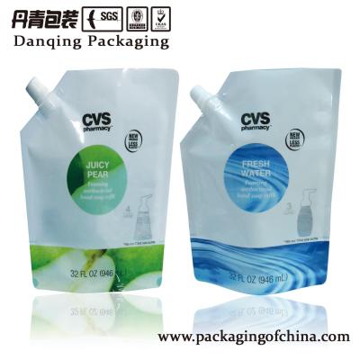 China Pear Standing Aluminium Foil Bag Custom Water Packaging Eco for sale