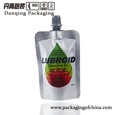 China Printed Aluminium Foil Bag Pouch with Spout FOR Cap Packaging for sale