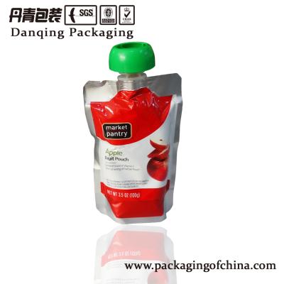 China Doypack modificado para requisitos particulares se levanta la bolsa con el canalón para el acondicionamiento de los alimentos en venta