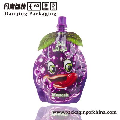 China Safe CE Custom Stand Up Pouch With Spout , Food Packaging Aluminum Lined Bags for sale