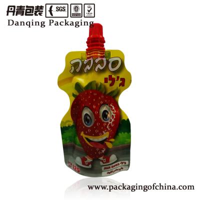 China La boca de la comida que empaqueta Doypack se levanta la bolsa para el empaquetado formado del jugo en venta