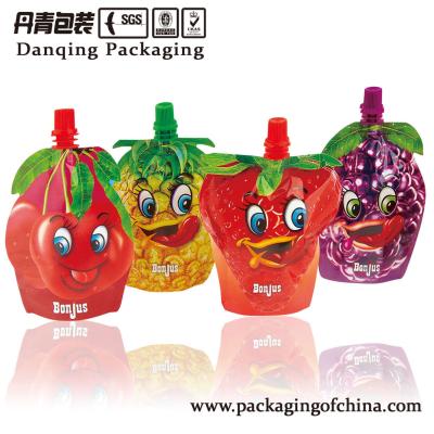 China Bolsa del canalón de Doypack del sellado caliente para el tamaño modificado para requisitos particulares bolso del acondicionamiento de los alimentos de la bebida en venta