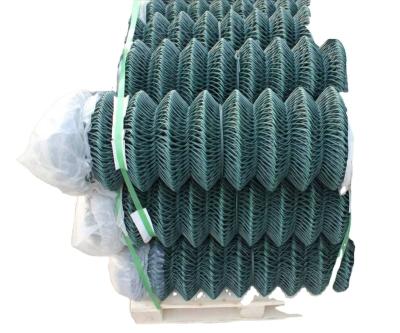 China 8ft Low Wall PVC Fence Mesh Factory Direct Sale Coated Used Wire Mesh Chain Link Fence For Sale for sale