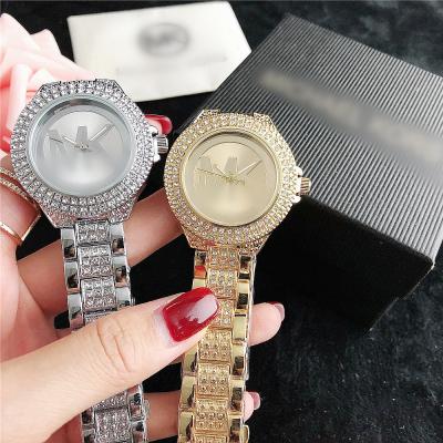 China Waterproof Fashion Luxury Silver Women Watch Rhinestone Women's Watches Ladies Stainless Steel Clock for sale