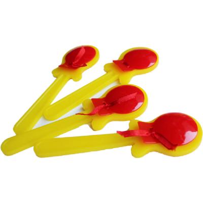 China Children learning & Type exercise; High Quality Musical Enlightenment Baby Castanets Handle Plastic Castanets Musical Instrument Toy Gift for Children for sale