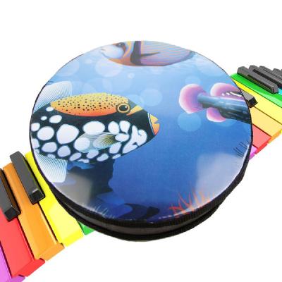 China Children learning & Type exercise; Music Enlightenment Percussion Instrument 8 Colorful 10 Inch Ocean Drum Wave Drums for sale