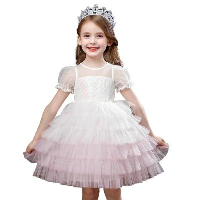 China 2021 New Design Fancy Design Kids Party Wear Kids Dresses Washable Bridesmaid Dress for sale