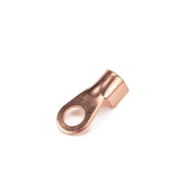 China Good Quality China Supplier Power Copper A Type Earth Tube Cable Hook Size End Hole Spade Lugs for sale