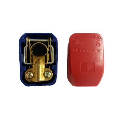 China Motorcycle Battery Electrical Switch Terminal Clamping Down Steel And Copper-zin Plated Brasses For Car Boat for sale