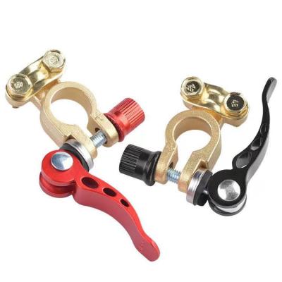 China Power Connection Brass Car Battery Terminal Quick Release Fit Disconnect Battery Terminal Clamp for sale