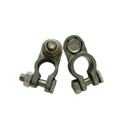 China Wholesale 2PCS Positive And Negative Clamps Battery Terminals Connectors Power Connection for sale