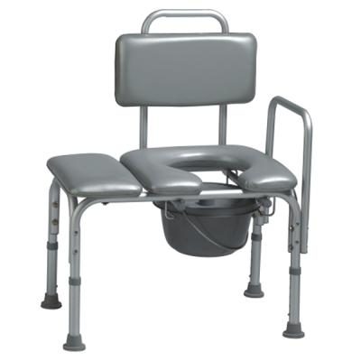 China SC6030C Commode Chair Adjustable Shower Chair With Back Foam Surface for sale