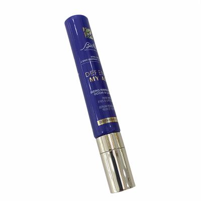 China Eye cream/eye essence 15g 20ml plastic packaging cosmetic tube with ceramic applicator for eye cream for sale