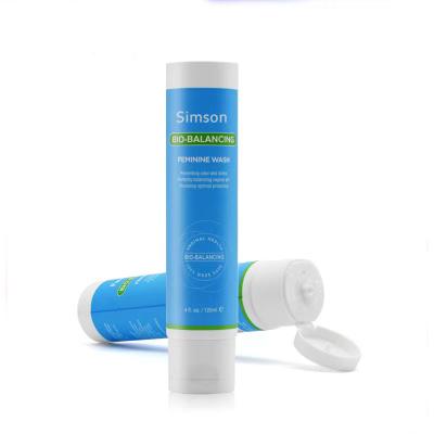 China Cosmetic Facial Detergent 120ml Lotion Tubes Squeeze Empty Tube Packaging Tubes For Skin Cream for sale