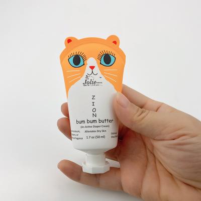 China 50ml Cute Empty Plastic Cosmetic Squeeze Soft Tube Custom Cosmetic Face Cream Body Lotion Tube for sale