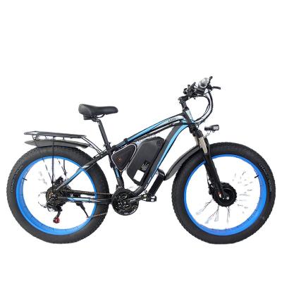 China Alloy 48v 500w Mtb Electric Bicycle Aluminum E-Bike 26 Inch Suspension Brushless Full Mountain Electric Bike for sale