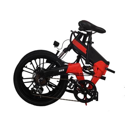 China Aluminum Alloy Xinyida 20 Inch 350w Motor 25km/h 100km Foldable Electric Bicycle 48v 8ah Lithium Battery Ebike Mileage for sale