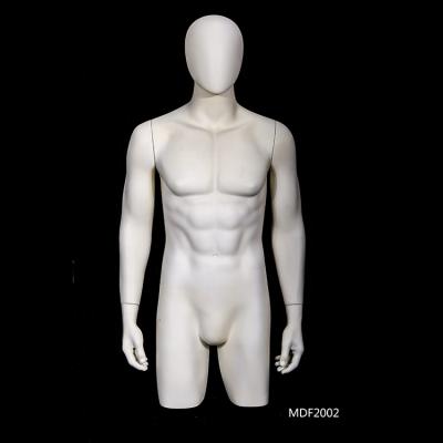 China New Products Hot Men's Fiberglass Mannequin Torso 3/4 Fiberglass Mannequin With Head With Arms for sale