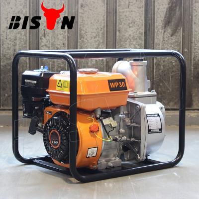 China Irrigation and agriculture BISON China 3 inch fire pump water pump 5.5hp gasoline engine water pump for sale