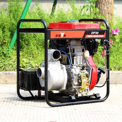 China Family houses 2 inch diesel water pump, agricultural irrigation diesel water pump, diesel engine driven water pump high pressure for sale