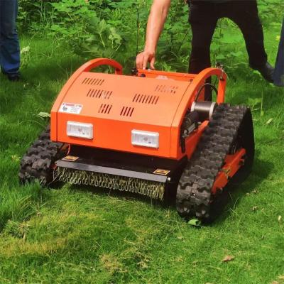 China 4-Stroke Yugong 7.5hp Lawn Mower Diesel Engine Remote Control Lawn Mower for sale