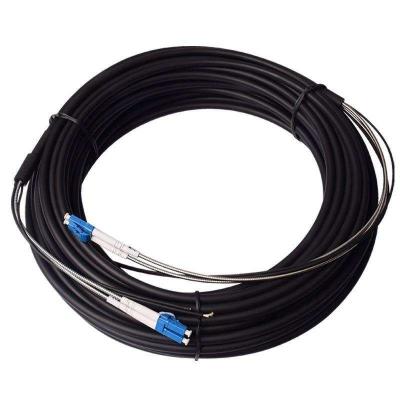 China FTTA Base Station Fiber Optic Cable Assembly DLC-DLC GYFJH-2A1a Multimode 7.0mm GYFJH-2A1a Outdoor 2 Core Fiber Optic Patch Cord For FTTA for sale