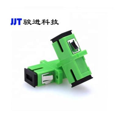 China Singlemode Ftth Fiber Optic Adapter FTTH Flange Coupler SM Fiber Optic Adapter SC Simplex APC Connector & Coupler Quick Connector for sale