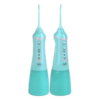 China Water Flosser Selection Water Household Household Low Moq Ultra Portable Battery 300ml Water Flosser Tip for sale