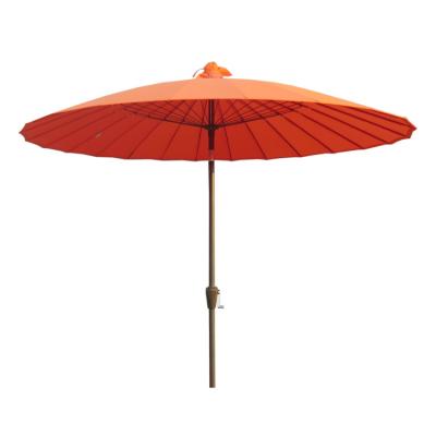 China Large 24 Modern Round Ribs Patio Umbrella Shanghai for sale