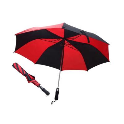 China Modern Best Quality Fiberglass Frame 2 Fold Golf Umbrella for sale