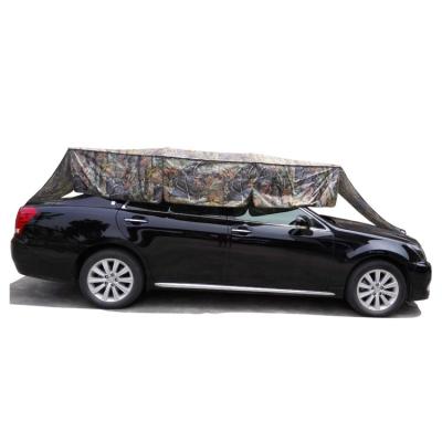 China Portable Waterproof Car Outdoor Protective Cover Car Umbrella Tent Roof Anti-UV Cover for sale