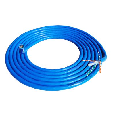 China Brand New Factory Price 4-PAIR 23AWG FLEET TESTED Cat6a UTP Lan Network Cable Cat 6a UTP Cable for sale