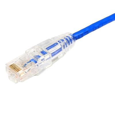 China PVC Manufacturer Price Pvc Stranded Copper UTP Cat6 Ultra Thin Patch Cord for sale