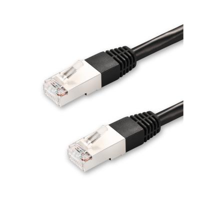 China Cheap Oxygen Free Round Copper (99.99% Purity) Made In China Compliant Component Level Cat6A Thin Cable S/FTP Patch Cord for sale