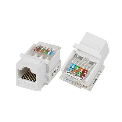 China Networking China Manufacturer Network Solution Rj 45 Utp 90 Degree Cat5e Keystone Jack for sale