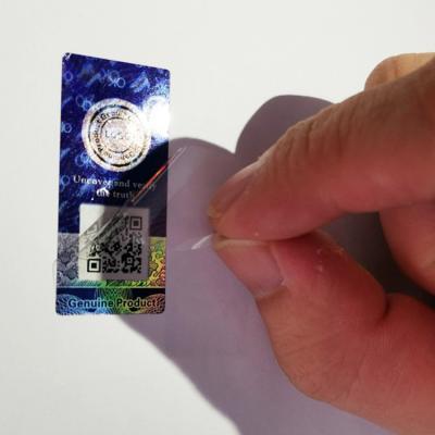 China Security Anti-Counterfeiting Sticker Hologram Fragile Anti-Counterfeiting Labels Anti Fake Label for sale