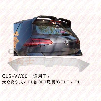 China VW001 ABS Rear Car Roof Rear Spoiler Fit For VOLKSWAGEN GOLF 7 for sale