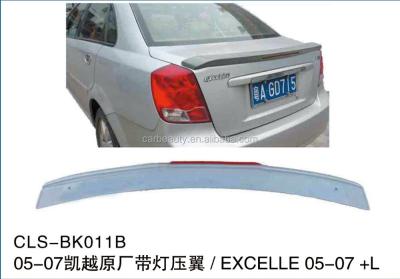 China ABS Car Rear Wing BK011B Rear Spoiler For BUICK EXCELLE 2005-2007 WITH LAMP for sale