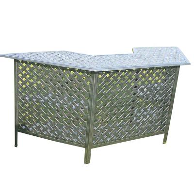 China Western Style Cast Aluminum Garden Outdoor Patio Furniture Functional Table Richmond Bar Counter for sale