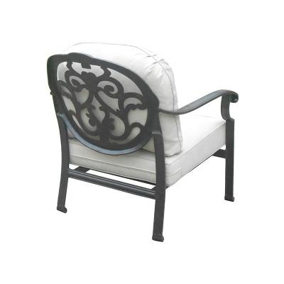 China Western Style Cast Aluminum Furniture Outdoor Garden Furniture Patio Sets Bolla Club Chair for sale