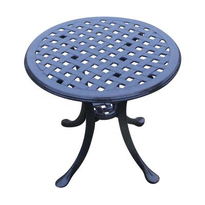 China The Western Style The Cast Aluminum Furniture Outdoor Garden Patio Furniture Classic Side Table Coffee Table for sale