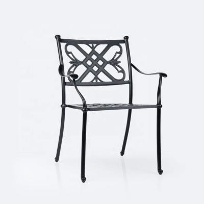 China Western Style Cast Aluminum Furniture Garden Furniture Atlantic Ocean Outdoor Patio Dining Chair for sale